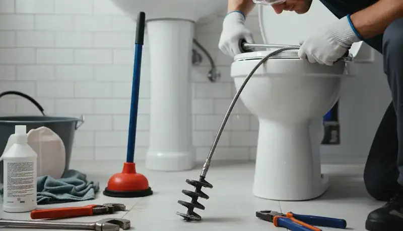 Expert Plumbing Pro - clogged-toilet-repair