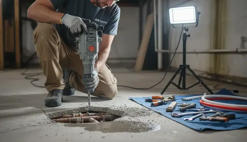 Expert Plumbing Pro - slab-leak-repair